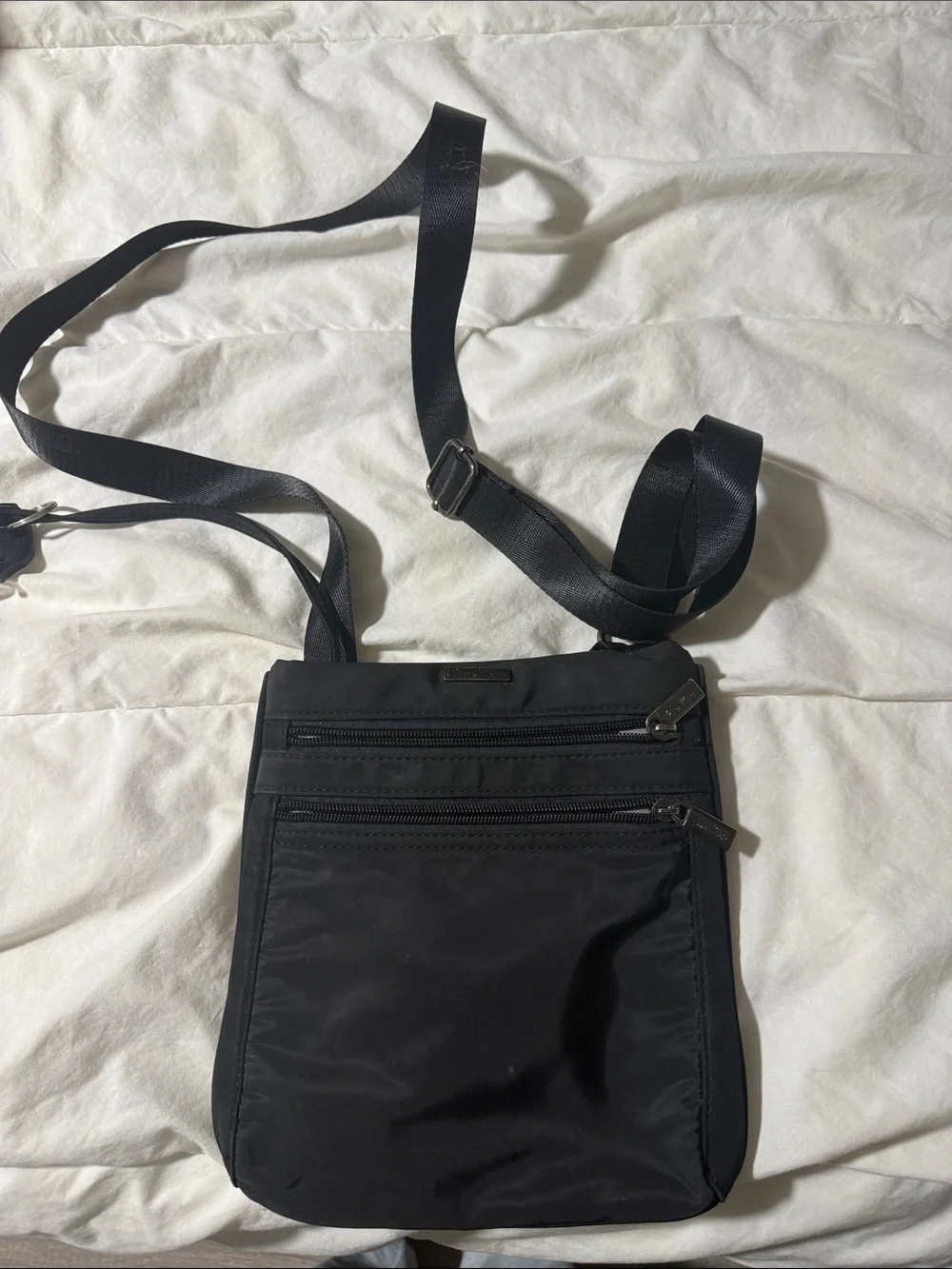 Black Crossbody Travel Bag by Unknown Brand